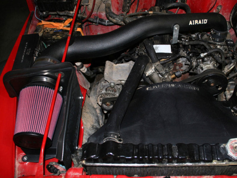 Airaid 97-02 Jeep Wrangler 2.5L CAD Intake System w/ Tube (Oiled / Red Media) - DTX Performance