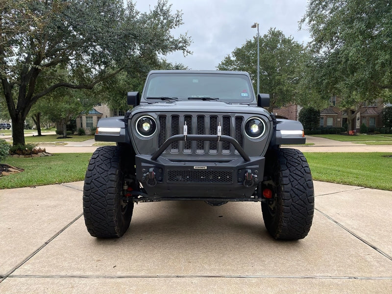 Oracle Oculus Bi-LED Projector Headlights for Jeep JL/Gladiator JT - Matte Black - 5500K - DTX Performance