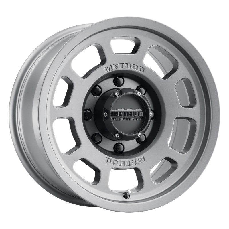 Method MR705 17x8.5 0mm Offset 8x170 130.81mm CB Titanium Wheel - DTX Performance