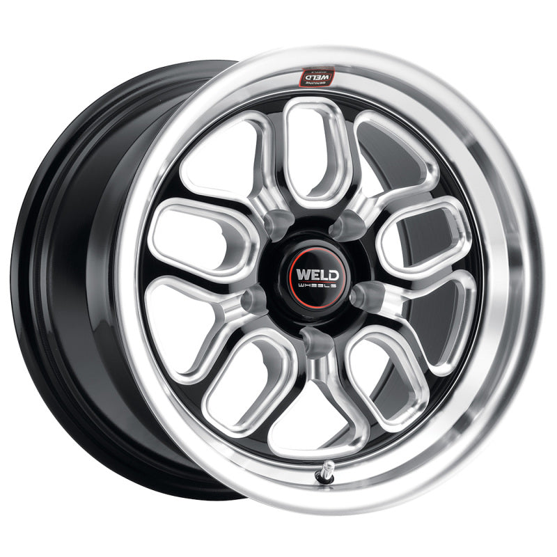 Weld S152 15X10 Laguna Drag 5X120.7 ET50 BS7.5 Gloss Black MIL Dia 78.1 - DTX Performance