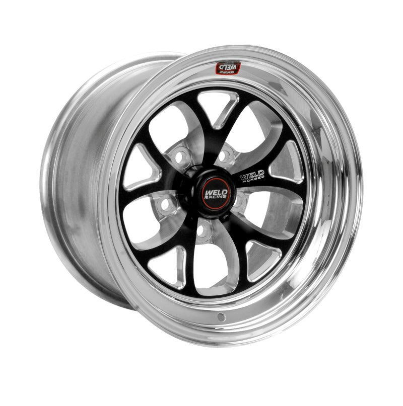 Weld S76 15x8.33 / 5x4.5 BP / 4.5in. BS Black Wheel (Medium Pad) - Non-Beadlock - DTX Performance