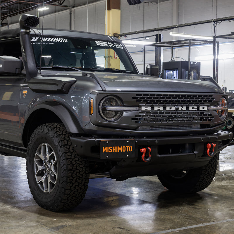 Mishimoto 2021+ Ford Bronco Modular Bumper License Plate Relocation - DTX Performance