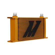 Load image into Gallery viewer, Mishimoto Universal 19 Row Oil Cooler - Gold - DTX Performance