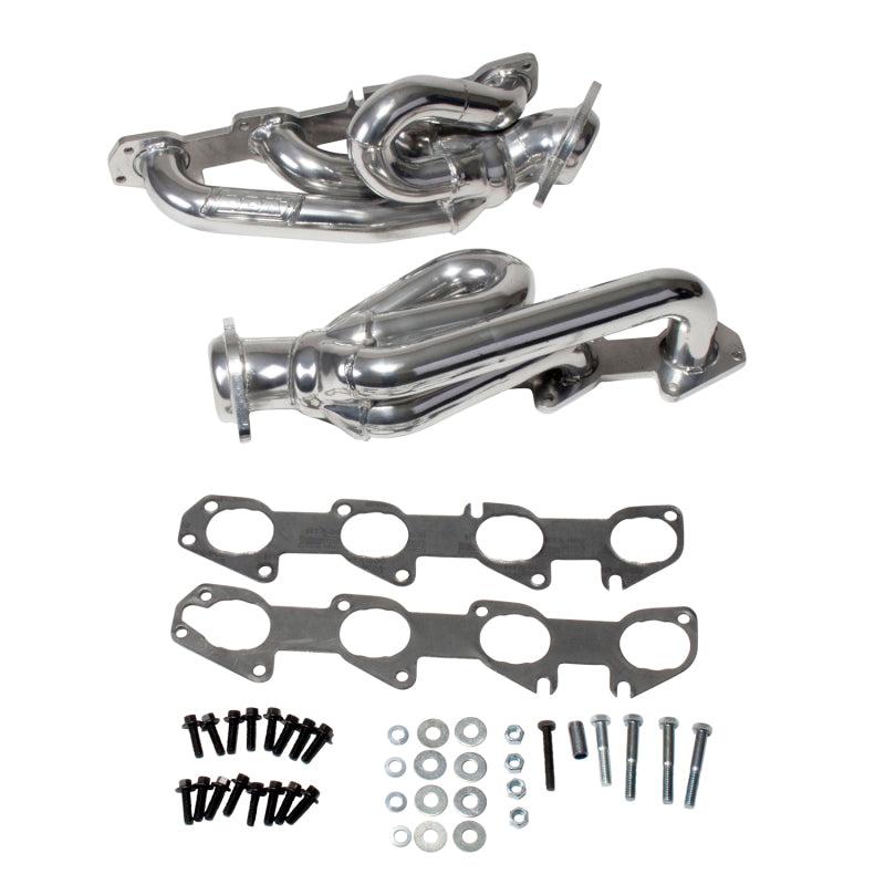 BBK 09-18 Dodge Ram 5.7L Hemi Shorty Tuned Length Exhaust Headers - 1-3/4 Silver Ceramic - DTX Performance