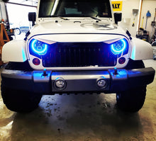 Load image into Gallery viewer, Oracle 7in High Powered LED Headlights - Black Bezel - ColorSHIFT 2.0 - DTX Performance