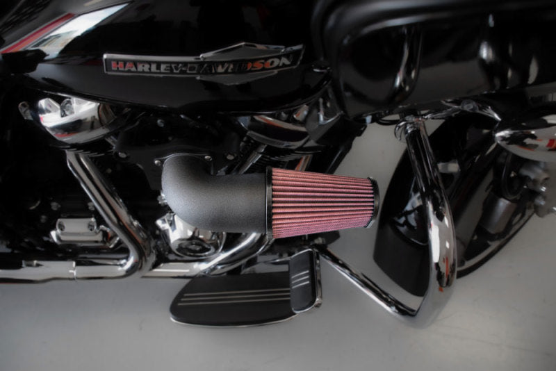 K&N 2017 Harley-Davidson H/D Touring Models Aircharger Performance Intake - Black - DTX Performance