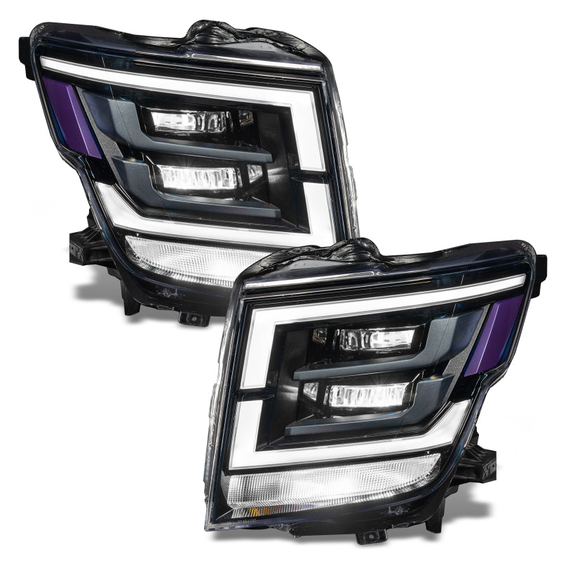 Oracle 21-22 Nissan Titan Demon Eye RGB Headlight Upgrade Kit - ColorSHIFT w/o Controller - DTX Performance