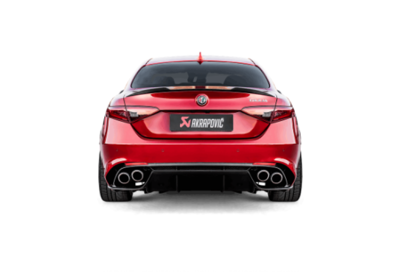 Akrapovic 17-19 Alfa Romeo Giulia Quadrifoglio Evolution Line Cat Back (Titanium) w/Link Pipes - DTX Performance