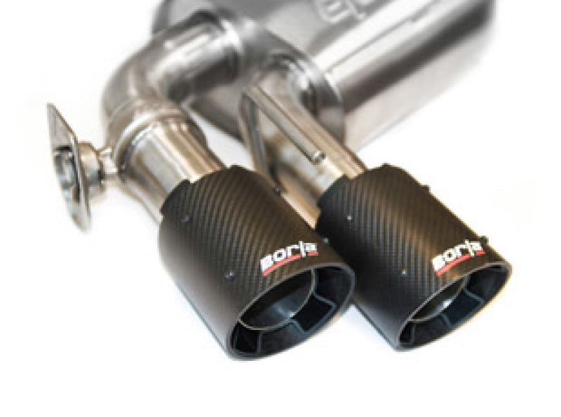 Borla 17-18 Chevrolet Camaro ZL1 6.2L V8 Atak Catback Exhaust w/ Dual Mode Valves CF Black Anod - DTX Performance