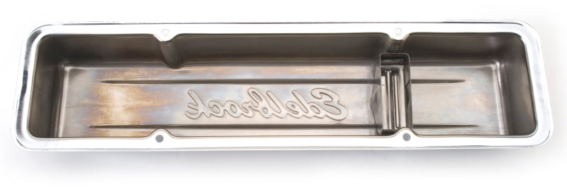 Edelbrock Valve Cover Signature Series Chevrolet 1959-1986 262-400 CI V8 Low Chrome - DTX Performance