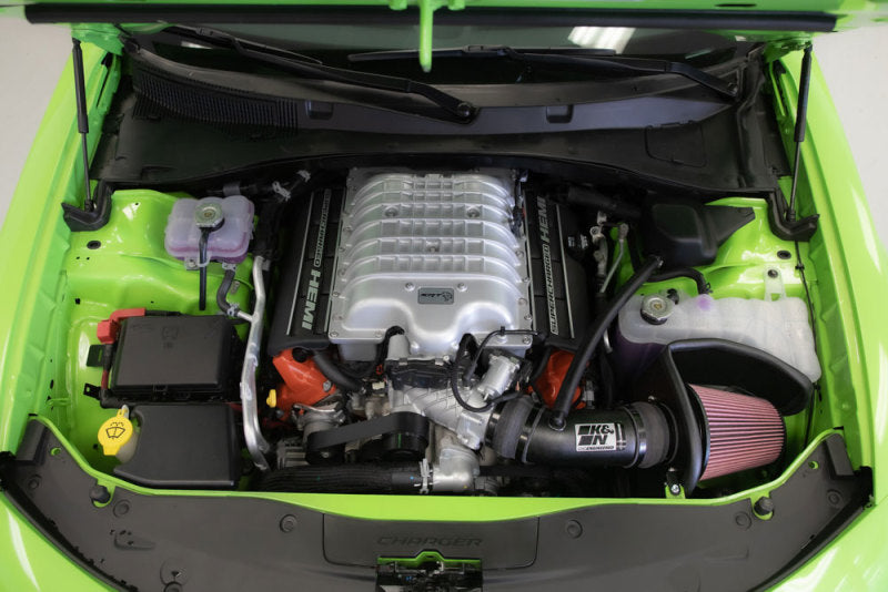 K&N 2017 Dodge Challenger Hellcat SC V8-6.2L F/l Typhoon Air Intake - DTX Performance