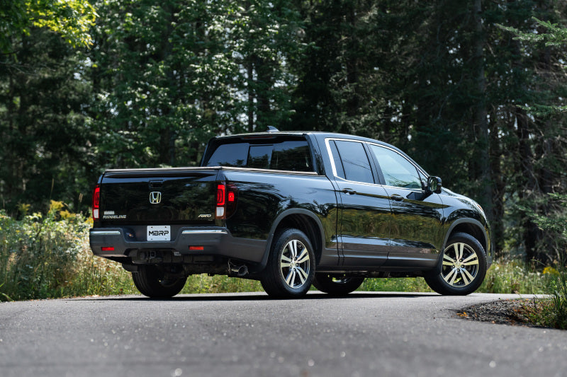 MBRP 17-20 Honda Ridgeline 3.6L T304 Stainless Steel 2.5in Cat-Back - Single Side - DTX Performance