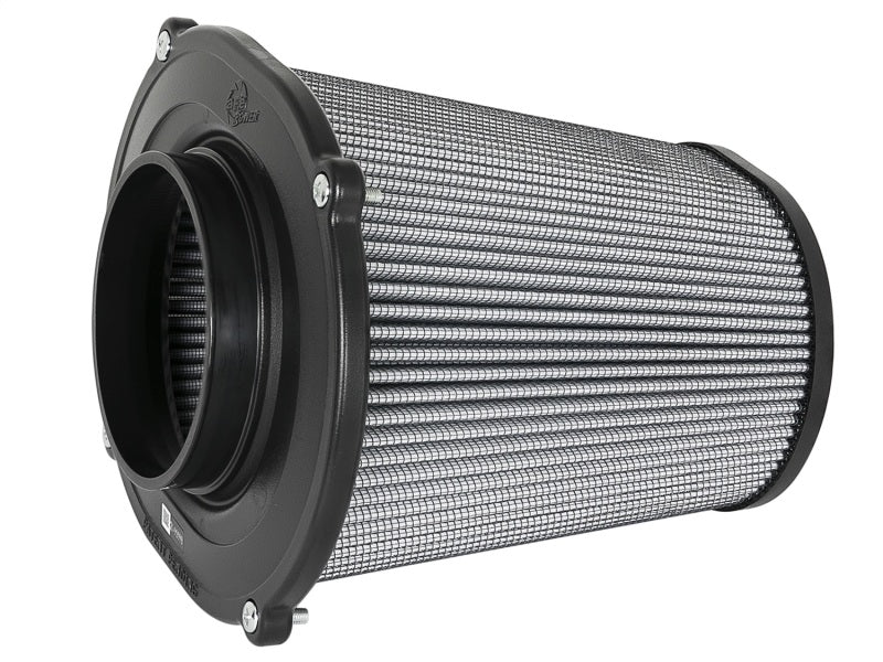 aFe Quantum Pro DRY S Air Filter Inverted Top - 5in Flange x 8in Height - Dry PDS - DTX Performance