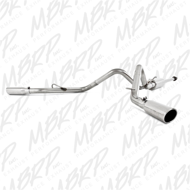 MBRP 05-13 Toyota Tacoma 4.0L EC/CC Dual Split Side T409 Cat Back Exhaust - DTX Performance