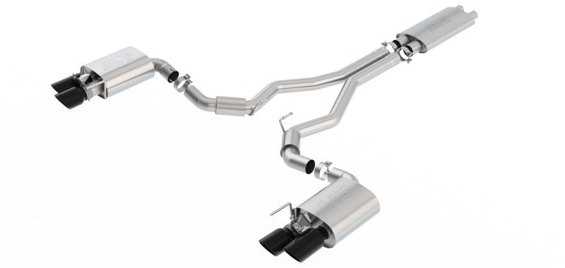 Borla 18-20 Ford Mustang GT 5.0L AT/MT ECE Approved Cat-Back Exhaust w/ Active Valve - DTX Performance