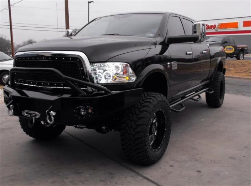 N-Fab Nerf Step 10-17 Dodge Ram 2500/3500 Mega Cab 6.4ft Bed - Tex. Black - Bed Access - 3in - DTX Performance