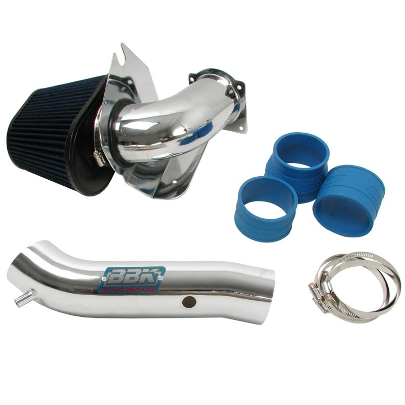 BBK 99-04 Mustang V6 Cold Ar Intake Kit - Chrome Finish - DTX Performance