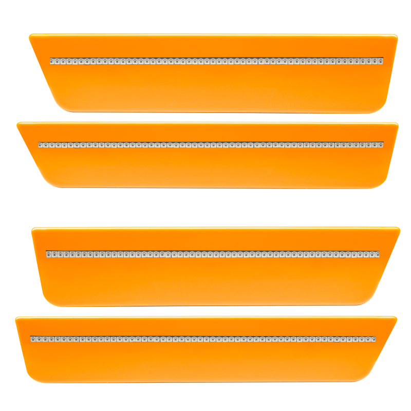 Oracle 08-14 Dodge Challenger Concept Sidemarker Set - Clear - Header Orange (PL4) - DTX Performance