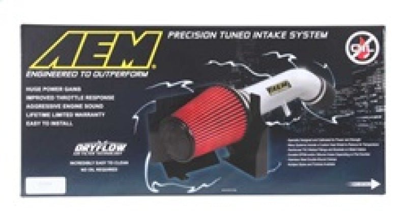 AEM 96-00 Civici CXDXLX Silver Cold Air Intake - DTX Performance