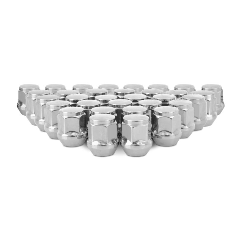 Mishimoto Steel Acorn Lug Nuts M14 x 1.5 - 32pc Set - Chrome - DTX Performance