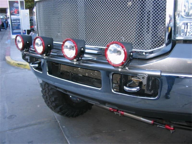 N-Fab Light Bar 99-07 Ford F250/F350 Super Duty/Excursion - Gloss Black - Light Tabs - DTX Performance