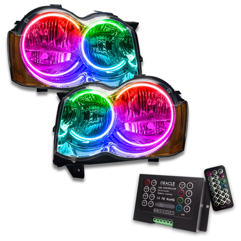 Oracle 08-10 Jeep Grand Cherokee SMD HL (Non-HID) - ColorSHIFT w/ 2.0 Controller - DTX Performance