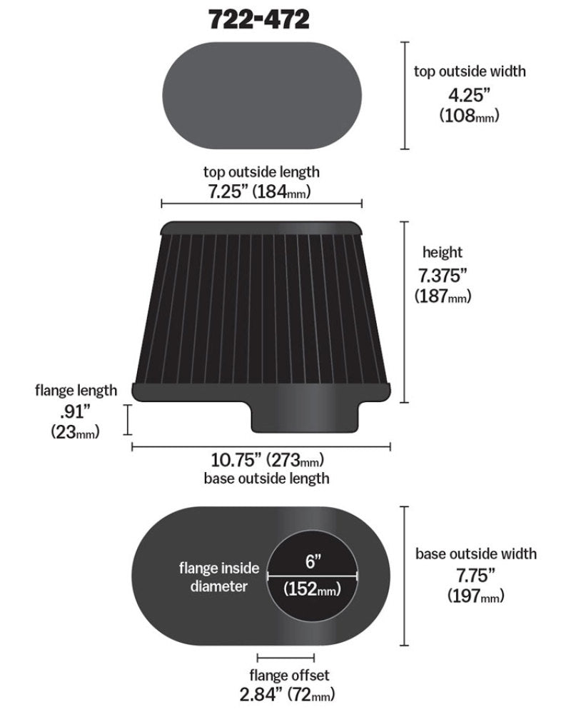 Airaid Kit Replacement Filter - DTX Performance