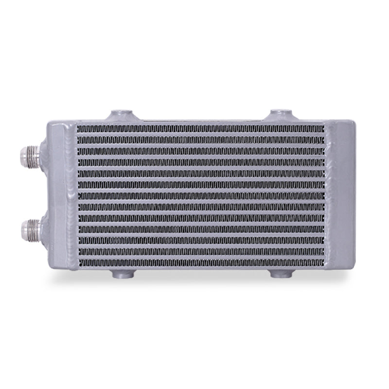 Mishimoto Universal Small Bar and Plate Dual Pass Silver Oil Cooler - DTX Performance