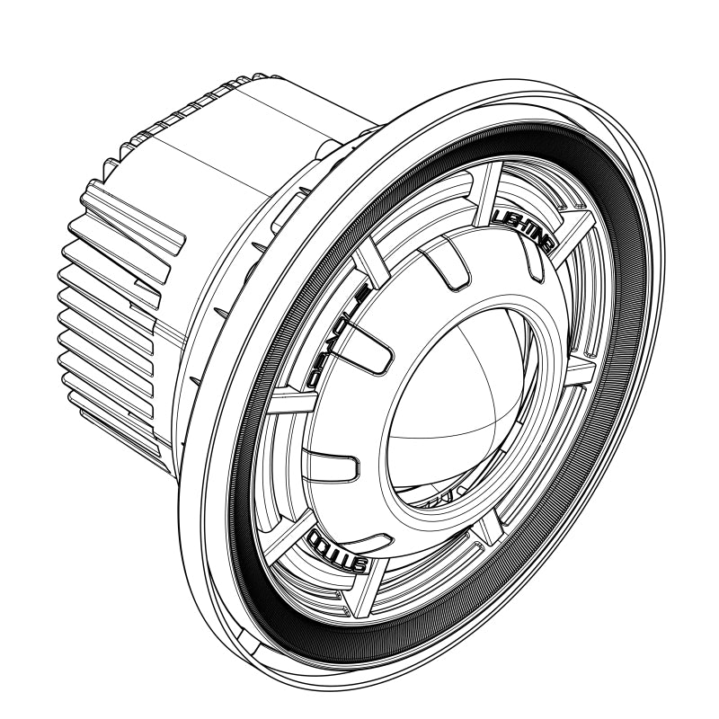 Oracle Oculus 7in Bi-LED Projector Headlights for Jeep Wrangler JK - 6000K - DTX Performance