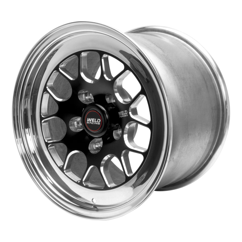 Weld S77 15x10.33 / 5x4.5 BP / 4.5in. BS Black Wheel (Medium Pad) - Non-Beadlock - DTX Performance