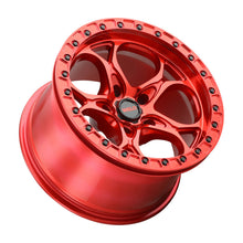 Load image into Gallery viewer, Weld Off-Road W906 17X9 Ledge Beadlock 5X127 ET-12 BS4.50 Candy Red / Red Ring 71.5 - DTX Performance