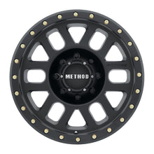 Load image into Gallery viewer, Method MR309 Grid 17x8.5 0mm Offset 8x6.5 130.81mm CB Matte Black Wheel - DTX Performance