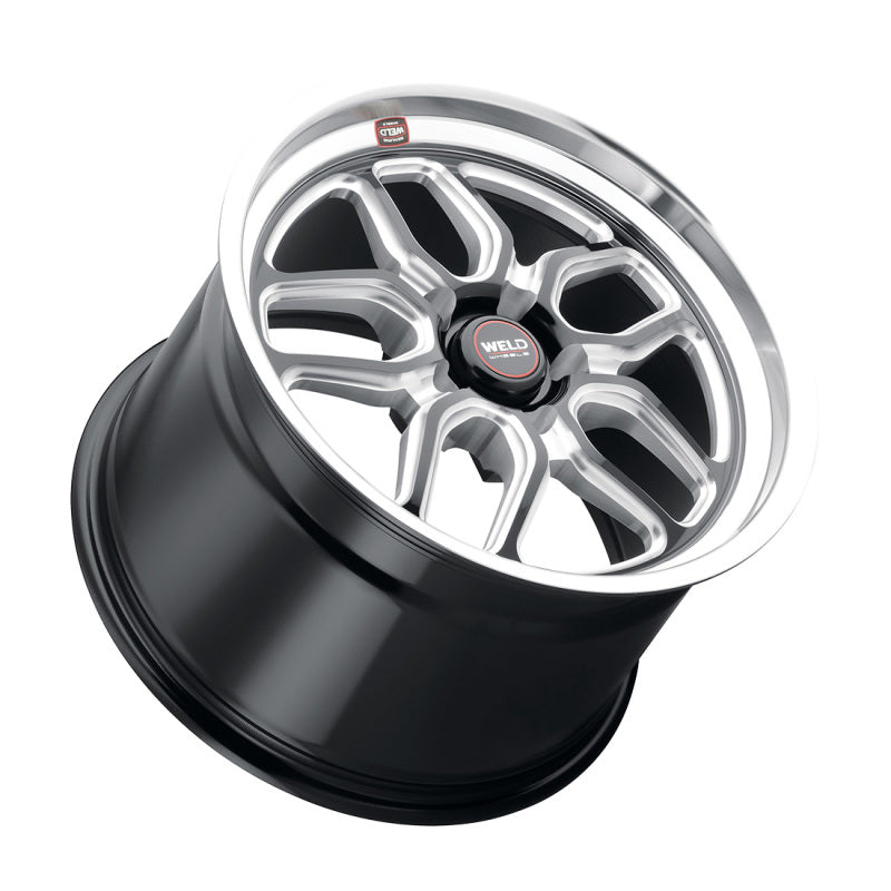 Weld S107 18X8 Laguna 5X120.7 ET00 BS4.50 Gloss Black MIL Dia 78.1 - DTX Performance