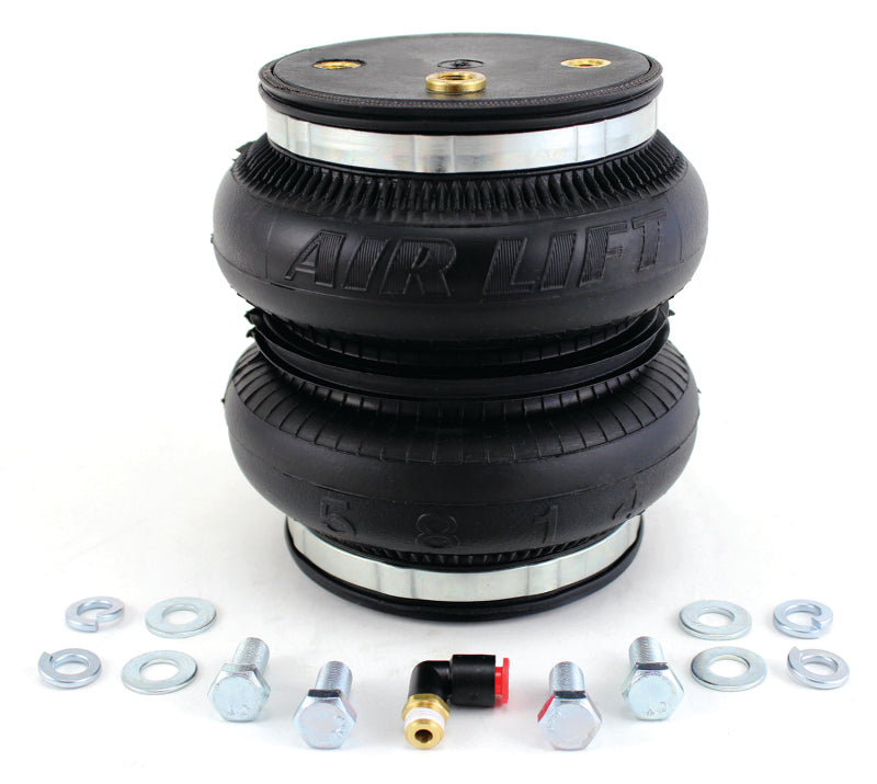 Air Lift Replacement Air Spring - Loadlifter 5000 Ultimate Bellows Type w/ internal Jounce Bumper - DTX Performance