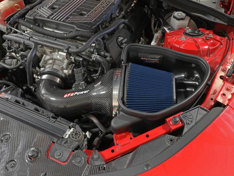 aFe 17-12 Chevrolet Camaro ZL1 (6.2L-V8) Track Series Carbon Fiber CAI System w/ Pro 5R Filters - DTX Performance