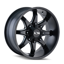 Load image into Gallery viewer, ION Type 181 20x12 / 6x135 BP / -44mm Offset / 106mm Hub Satin Black/Milled Spokes Wheel - DTX Performance