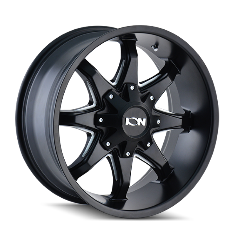 ION Type 181 18x9 / 5x139.7 BP / -12mm Offset / 110mm Hub Satin Black/Milled Spokes Wheel - DTX Performance