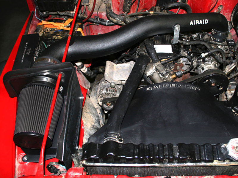 Airaid 97-02 Jeep Wrangler 2.5L CAD Intake System w/ Tube (Dry / Black Media) - DTX Performance