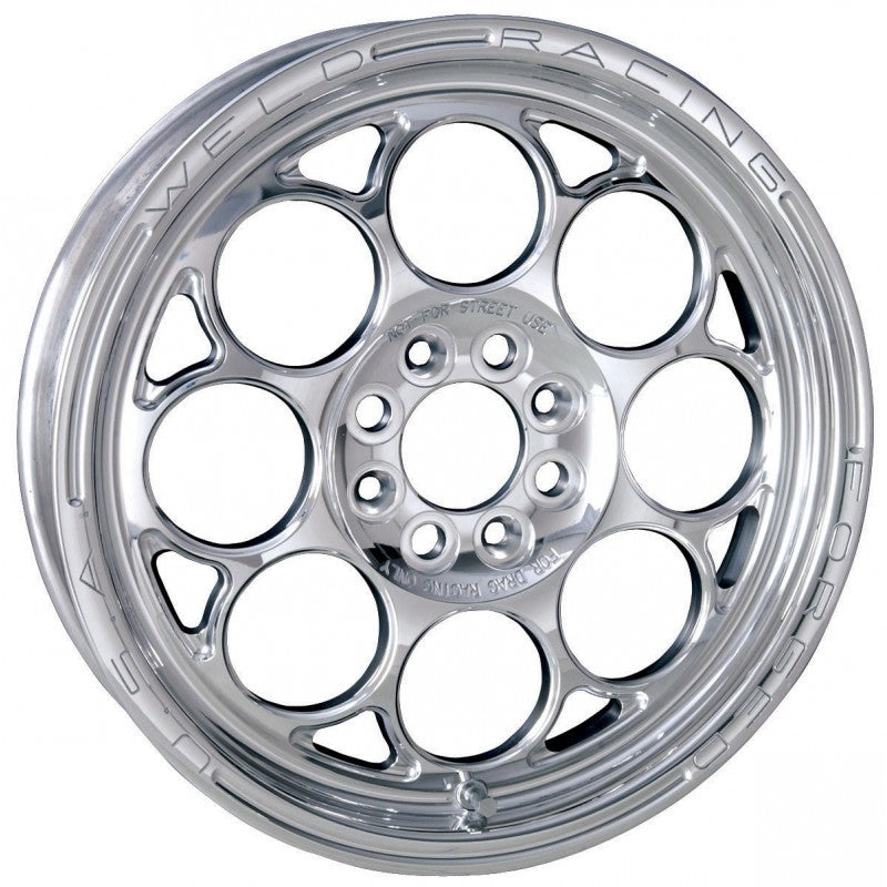 Weld Magnum Import 3-Piece 13x8.0 / 4x100mm BP / 5in. BS Polished Wheel - Polish Single Beadlock MT - DTX Performance