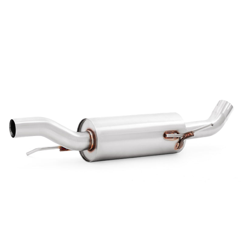 Mishimoto 14-16 Ford Fiesta ST 1.6L 2.5in Stainless Steel Resonated Cat-Back Exhaust w/ Burnt Ti - DTX Performance