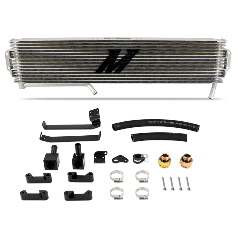 Mishimoto 17-19 GM 6.6L Duramax (L5P) Transmission Cooler - Silver - DTX Performance