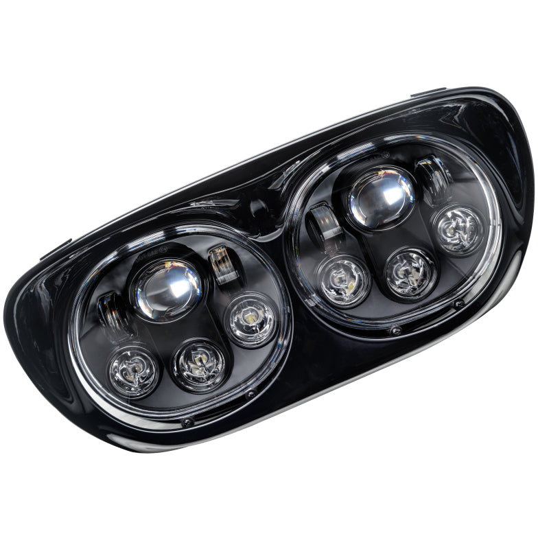 Oracle Harley Road Glide Replacement LED Headlight - Black - DTX Performance