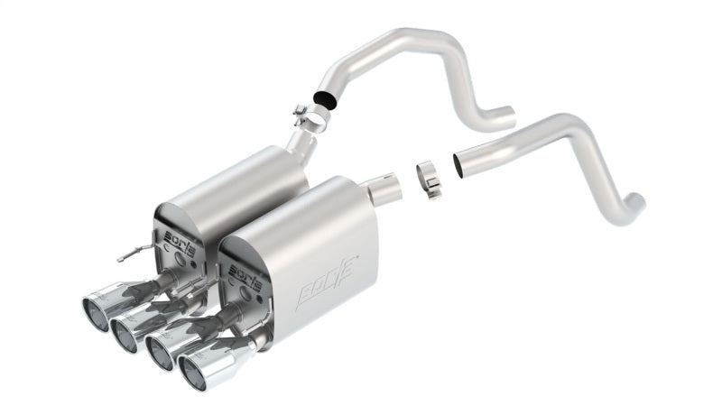 Borla 05-08 Corvette Coupe/Conv 6.0L/6.2L 8cyl 6spd RWD Touring SS Exhaust (rear section only) - DTX Performance