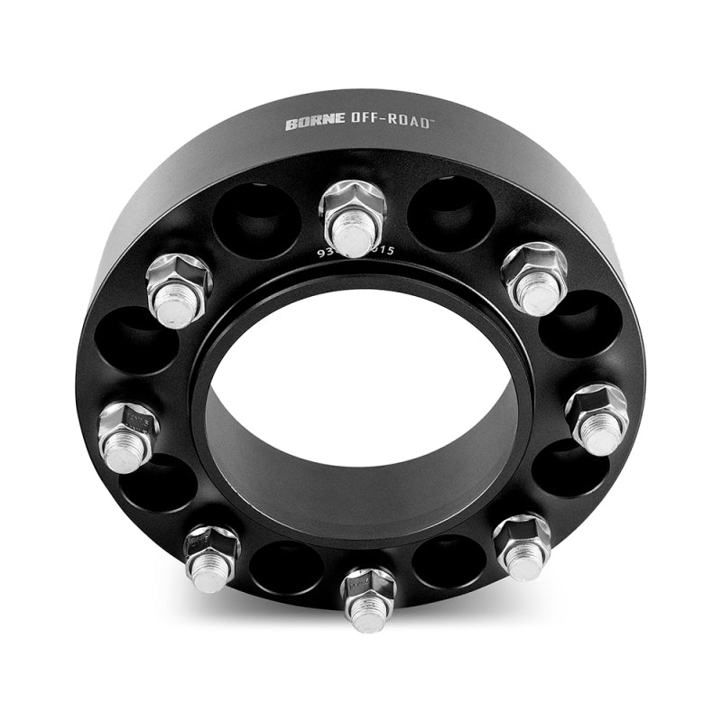 Mishimoto Borne Off-Road Wheel Spacers 8X165.1 121.3 50 M14 Blk - DTX Performance