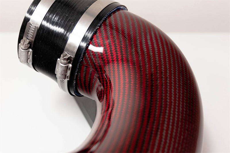 Corsa 14-19 Chevrolet Corvette C7 6.2L V8 Red Carbon Fiber Air Intake (Does Not Fit Z06/ZR1) - DTX Performance