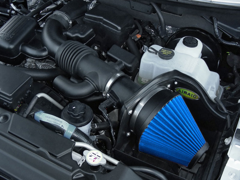 Airaid 08-10 Ford F-250/350 5.4L V8/6.8L V10 CAD Intake System w/o Tube (Dry / Blue Media) - DTX Performance