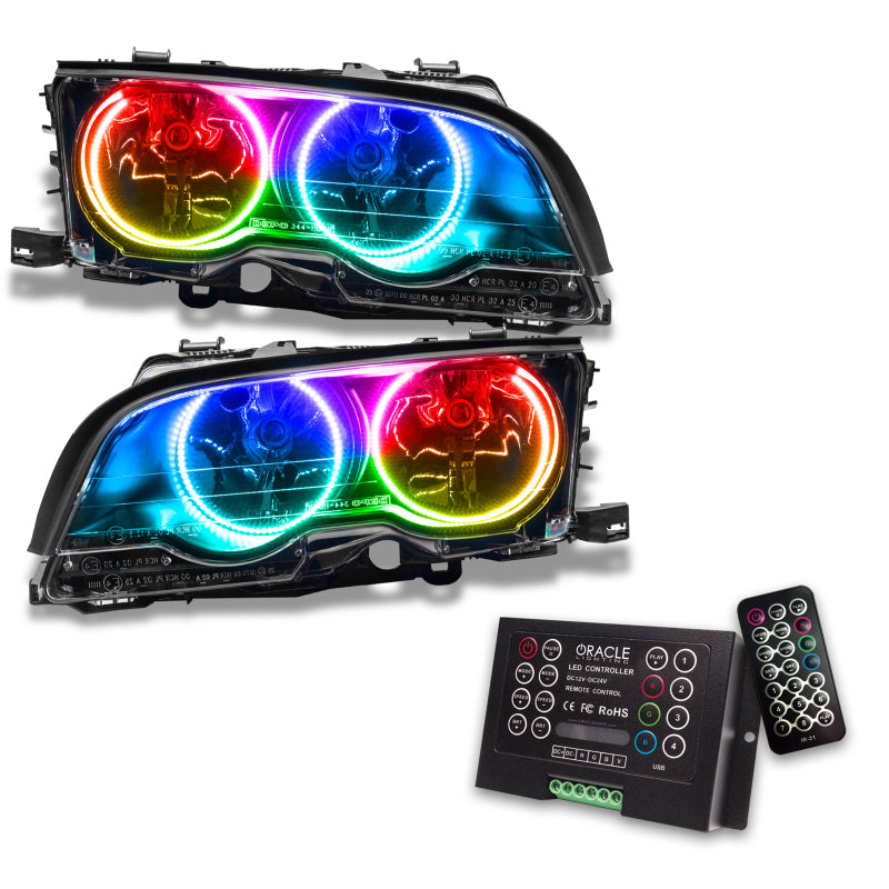 Oracle 99-01 BMW 3 Series Coupe HL - (Halogen) - ColorSHIFT w/ 2.0 Controller - DTX Performance