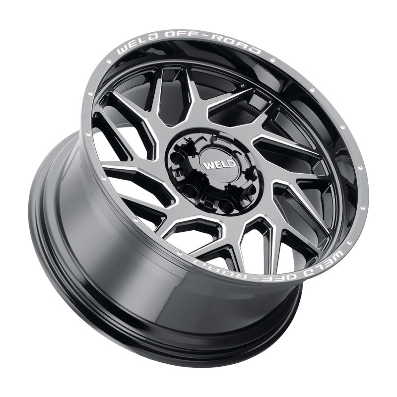 Weld Off-Road W117 20X10 Fulcrum 8X165.1 ET-18 BS4.75 Gloss Black MIL 125.1 - DTX Performance