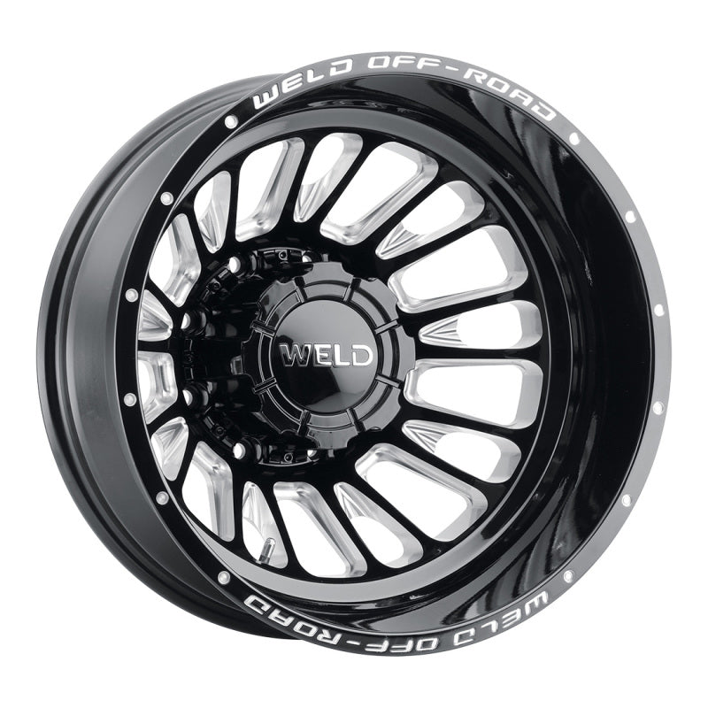 Weld Off-Road W121 20X8.25 Scorch Outer 8X165.1 ET-240 BS-4.67 Gloss Black MIL 121.6 - DTX Performance