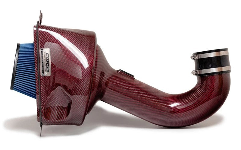 Corsa 15-19 Chevrolet Corvette C7 Z06 6.2L V8 Red Carbon Fiber Air Intake (Does Not Fit ZR1) - DTX Performance